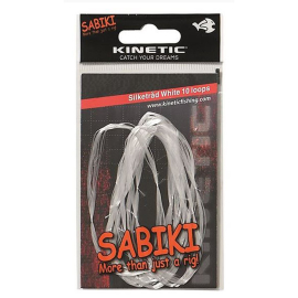 Kinetic Sabiki Silk Hook White