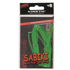 Kinetic Sabiki Seidenhaken Seidenschlaufe Hornhechtfäden Hornhechtschlaufe Grün