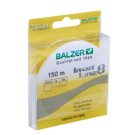Balzer Iron Line 8 150 m Spool yellow 0,10 mm/ 8,1kg