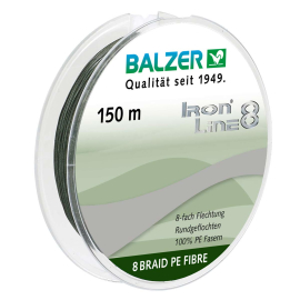 Balzer Iron Line 8 150 m Spool green 0,12 mm/ 9,8 kg