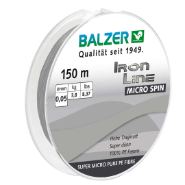 Balzer Iron Line Micro Spin 150 m Spule geflochte Schnur