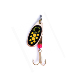 Mepps Spinner Black Fury copper/yellow dots 2