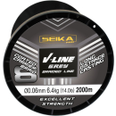 FTM Seika V-Line 8 Braid  grey (0,08 mm / 7,7 kg)