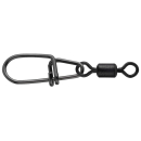 Spro Matte Black Secure Snap with Rolling Swivel