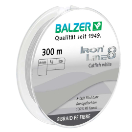 Balzer Iron Line 8 Catfish Wels 300 m Spule geflochte Schnur grün 0,70 mm/89,0 kg