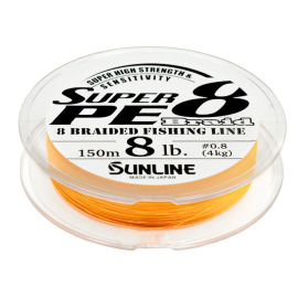 Sunline Super PE 8 Braid orange 6LB/3 kg PE #0,6