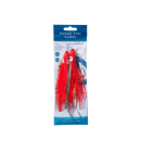 Kinetic Sabiki Octopus Lightstick Rig #6/0  Red/Blue