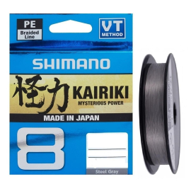 Shimano Kairiki 8 150m Steel Gray 0.160mm/10.3kg
