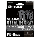 Seaguar R18 Seabass 150m Stealth Gray 11LB/5.0kg PE #0,6