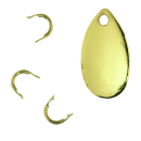 Balzer Flatfish blades with eye 3,2cm gold