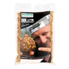 Balzer Matze Koch MK corn pellets with an amino coating