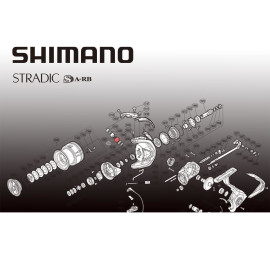 Schnurlaufröllchen Shimano Stradic 4000 XG FL