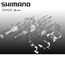 Ball Bearing Shimano Stradic 2500 FL