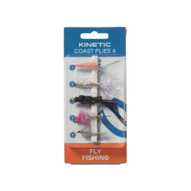 Kinetic Coast Flies 4 Fliegen Set