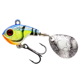 Westin DropBite Spin Tail Jig 2,6cm 8g Chartreuse Blue Craw
