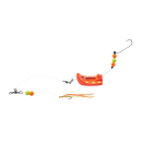Balzer Plattfisch Perchman Rig 40g Rot-Gelbe Punkte