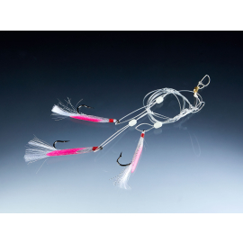 Balzer 71° north Cod-/Coalfish Rig, pink, with 3 hook 4/0