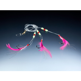 Balzer 71° north Cod-/Coalfish Rig, pink, with 3 hook