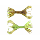 Keitech Hyper Spider 3.2" Green Pumpkin/Chartreuse