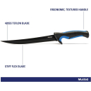 Mustad filleting knife, ergonomic handle, textured grip,...