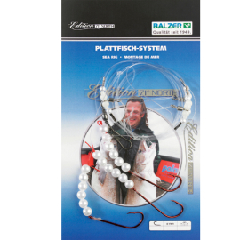 Balzer flatfish System with white Beads