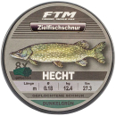 FTM Target fish: Braided line for pike, dark green, 150 m