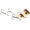 Westin Add-On-Head 10G #8+#8 1Pc Natural Roach Lead Black Nickel