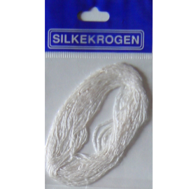 Silkekrogen Seidenhaken weiß